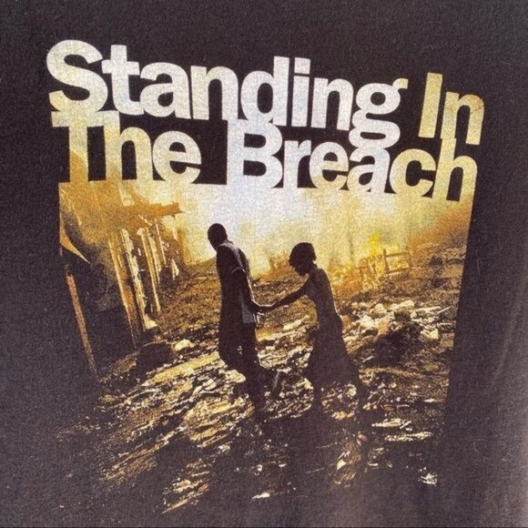 Jackson Browne Standing in the Breach Black Concert Graphic Tee Music Tshirt S - Picture 3 of 10